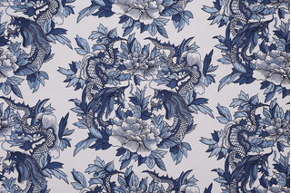 Ralph Lauren Nanking Printed Cotton Drapery Fabric