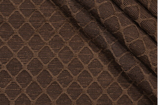 Thibaut Nadia Trellis W71818 Woven Chenille Upholstery Fabric in Brown