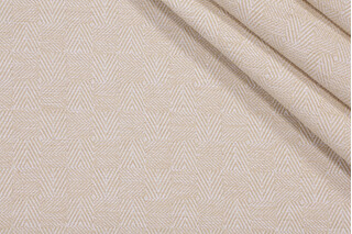 Crypton Hatch High Performance Woven Chenille Upholstery Fabric in Cream