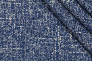 PK Lifestyles Mixology Performance Plus Woven Chenille Upholstery Fabric in Indigo 