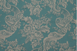 Reynolds Damask Upholstery Fabric in Spruce 