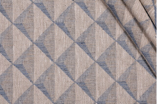 Hamilton Tudor Woven Upholstery Fabric in Bluebell 