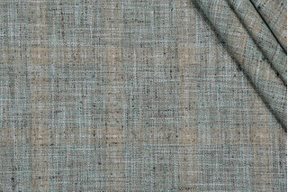Swavelle/Mill Creek Track Record Woven Upholstery Fabric in Jade 