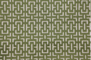 P Kaufmann Power Grid Velvet Upholstery Fabric in Loden 