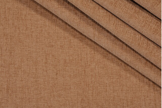 Bauer Woven Chenille Upholstery Fabric in Cognac