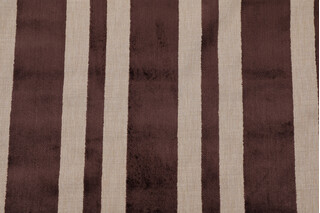 Piazza Velvet Decorator Fabric in Brown