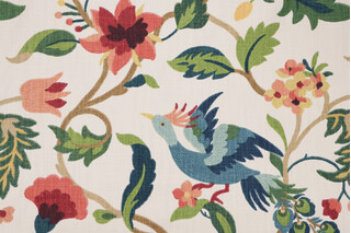 Richloom Lucy Printed Cotton Decorator Fabric in Eden