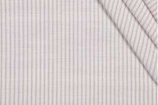 Perennials Tick Tock Stripe Woven Solution Dyed Acrylic Outdoor Fabric in White Sands