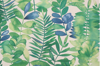 P Kaufmann Bay Breeze Printed Cotton Drapery Fabric in Fiesta