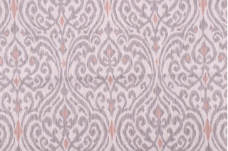 PK Lifestyles Sri Lanka Printed Cotton Drapery Fabric in Blush