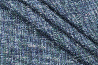 Golding Omega Woven Chenille Upholstery Fabric in Lagoon