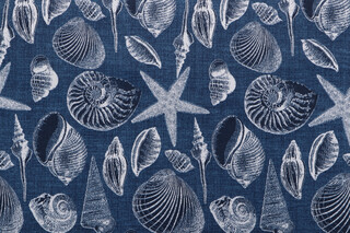 Bryant Fabrics Shoreline Printed Polyester Outdoor Fabric in Marine