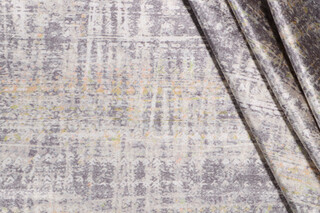 Scalamandre Printed Velvet Decorator Fabric in Sterling