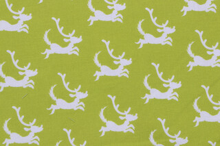 Robert Kaufman How The Grinch Stole Christmas Collection ADE-20281-50 Printed Cotton Craft Fabric in Lime