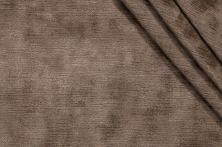 Scalamandre Como Linen II Velvet Upholstery Fabric in Smokey Quartz