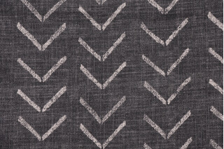 PK Lifestyles Bogolan Sky Printed Cotton Blend Drapery Fabric in Ebony