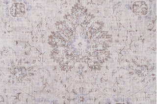 P Kaufmann Shanaya Printed Chenille Decorator Fabric in Pearl
