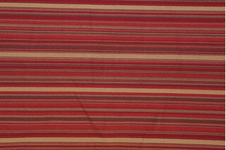 Rhythmic Woven Upholstery Fabric in Cherry