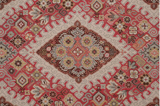 Somerset Chenille Tapestry Upholstery Fabric in Poppy 