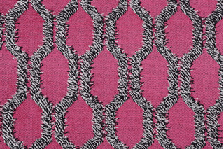 Hilary Farr Fringe Benefits Woven Chenille Upholstery Fabric in 722-Fuchsia for Covington 