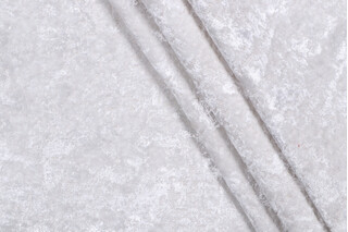 PK Lifestyles Splendor Velvet Upholstery Fabric in Pearl