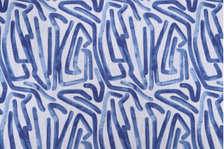 Premier Prints Shiva-Slub Canvas Printed Cotton Drapery Fabric in Commodore Blue