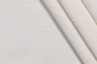 Thibaut Lido W80520 Woven Solution Dyed Acrylic Chenille Outdoor Fabric in White