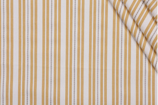P Kaufmann Murali Stripe Woven Decorator Fabric in Yellow