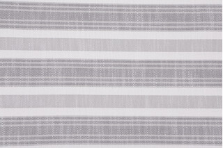 Thom Filicia Sims Stripe Woven Outdoor Fabric in Graphite for Kravet CLOSEOUT
