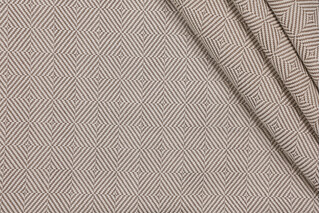 Rose Tarlow Chelsea Square 765-244 Woven Solution Dyed Acrylic Outdoor Fabric in Sable for Perennials