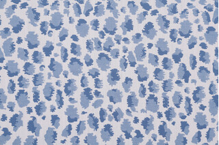 Timothy Corrigan Leaping Leopards Woven Solution Dyed Acrylic Outdoor Fabric in Outta The Blue for Perennials