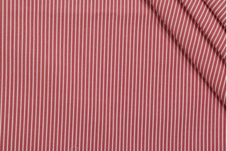 Perennials Ticking Stripe 805-75 Woven Solution Dyed Acrylic Outdoor Fabric in Geranium