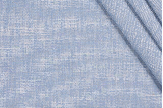 Inside/Out Performance Freeport W74609 Woven Polyester Chenille Outdoor Fabric in Sky for Thibaut