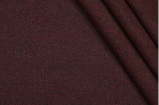 Hawthorne Woven Upholstery Fabric in Black Cherry 
