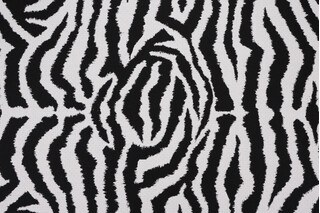 Sunbrella Zebra II 145447-0001 Woven Solution Dyed Acrylic Outdoor Fabric in Midnight 