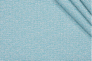 Norbar Macon Woven Polypropylene Outdoor Fabric in Turquoise