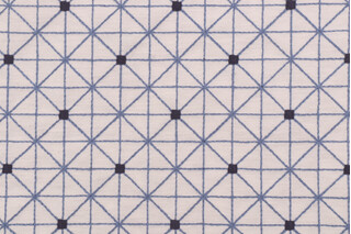 PK Lifestyles Sierra Embr Drapery Fabric in Porcelain