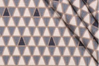 P Kaufmann Grenada Embroidered Drapery Fabric in Horizon