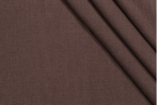 P Kaufmann Slubby Linen Woven Decorator Fabric in Coffee