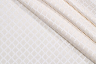 Richloom Foulard Woven Decorator Fabric in Ivory