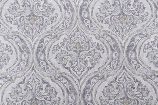 Magnolia Home Marsala Printed Cotton Drapery Fabric in Pebble