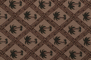 Oasis Tapestry Upholstery Fabric in Bamboo