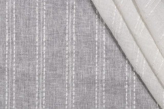 Lino Textiles Tiffany Sheer Embroidered Drapery Fabric in Ivory