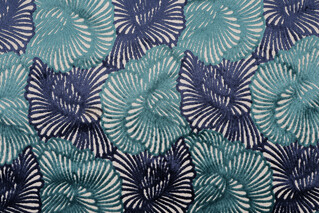 Robert Allen Tropic Plush Velvet Upholstery Fabric in Aqua