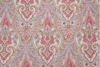 Covington Tinsley Printed Linen Blend Drapery Fabric in 111-Pastel