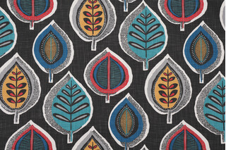 Covington Yoshino Printed Cotton Drapery Fabric in 397-Primary