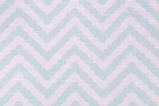 Annie Selkie Home Wiggle Printed Cotton Drapery Fabric in Dark Sky by Kaufmann