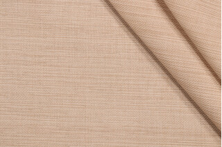Textured Solid Woven Outdoor Fabric in Parchment