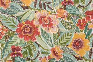 Richloom Pensacola Printed Polyester Outdoor Fabric in Sonoma