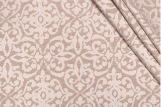 PK Lifestyles Coralie Damask Upholstery Fabric in Driftwood